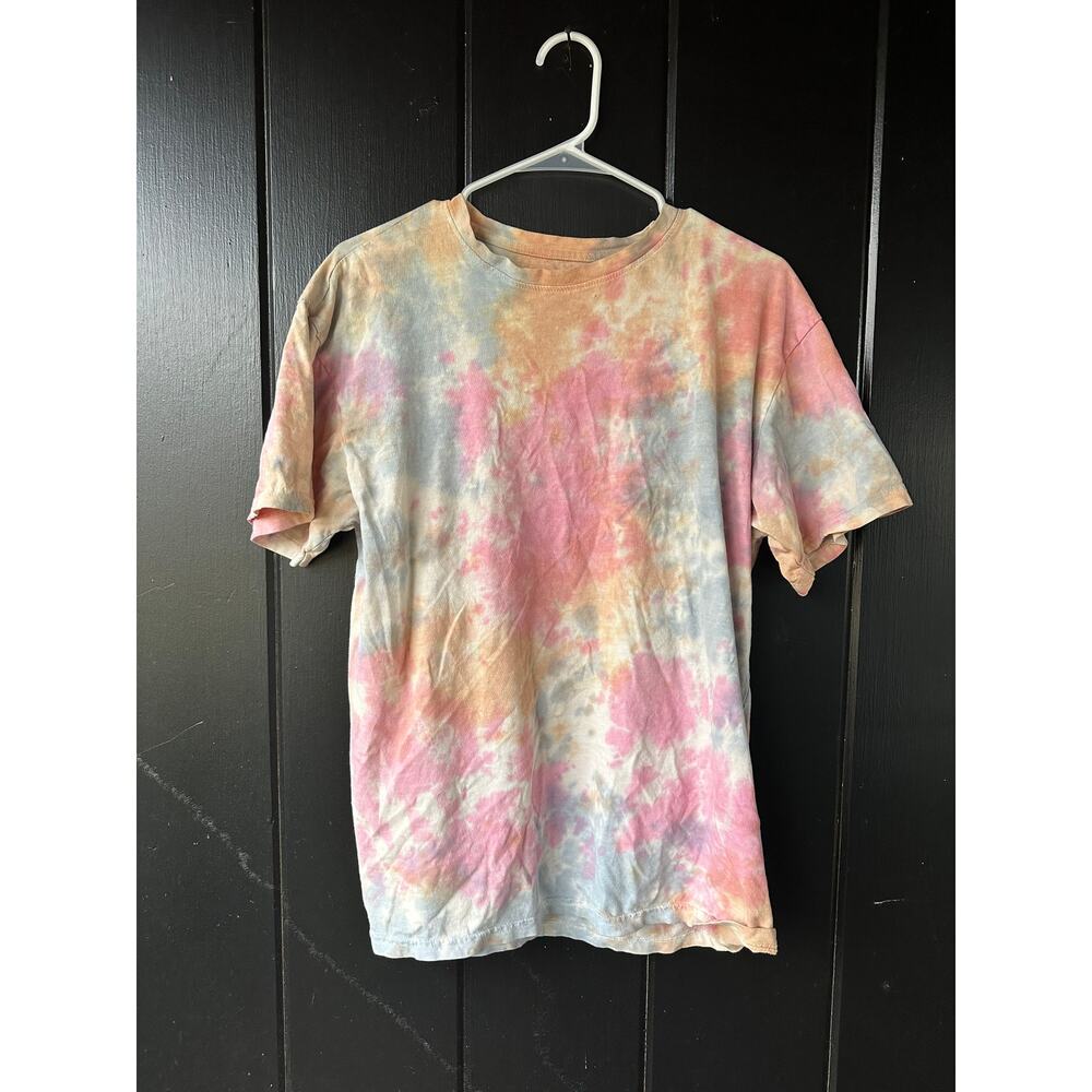 Supermassive Tie Dye T Shirt Men’s Large Pastel Multicolor Soft Cotton